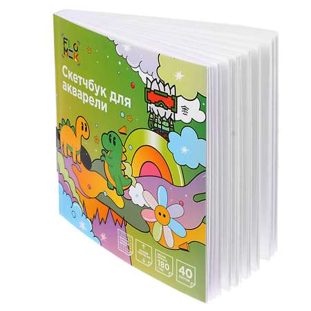 Альбом для детского творчества CLIPSTUDIO Скетчбук для акварели 40 листов