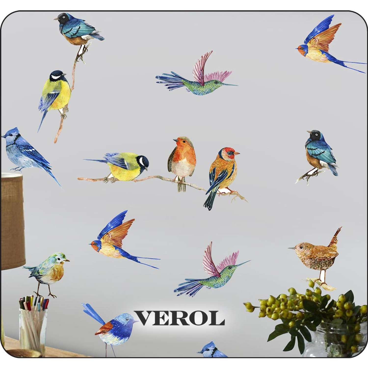 Наклейки интерьерные VEROL Птицы - фото 3