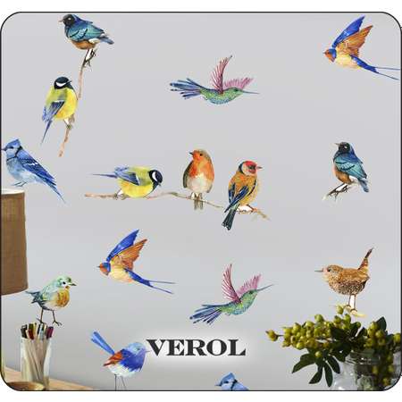 Наклейки интерьерные VEROL Птицы