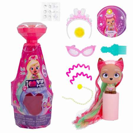 Фигурка vip pets Glam gems IMC TOYS Модные щенки Jasmine