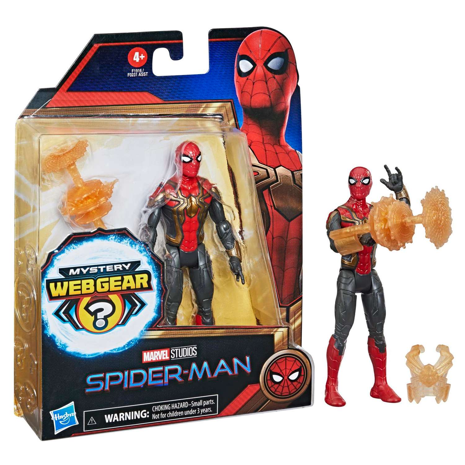 Фигурка Человек-Паук (Spider-man) Человек-паук Шпион с дополнительным элементом и аксессуаром F19165X0 - фото 4
