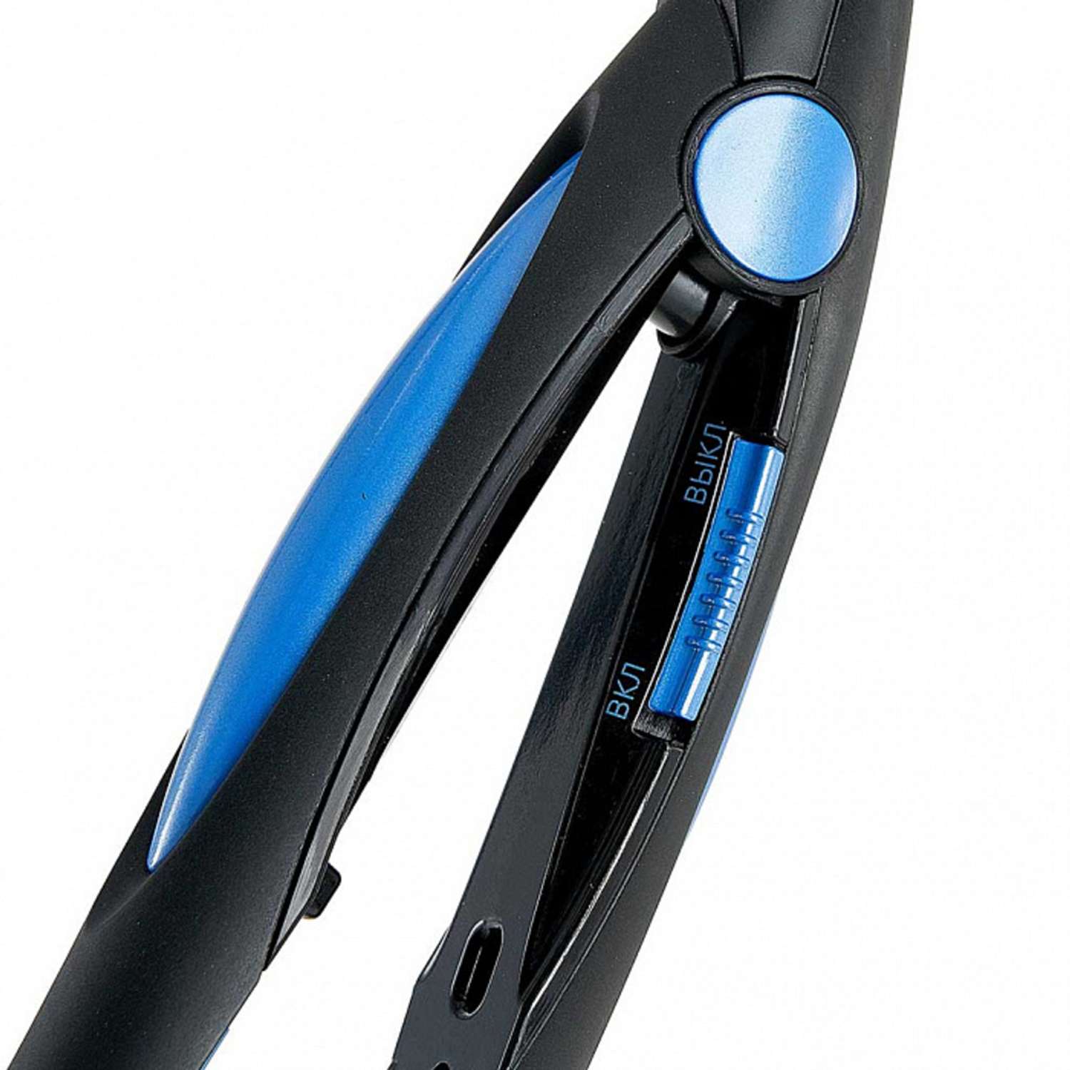Щипцы для выпрямления волос Аксинья КС-803 черный с синим - фото 4