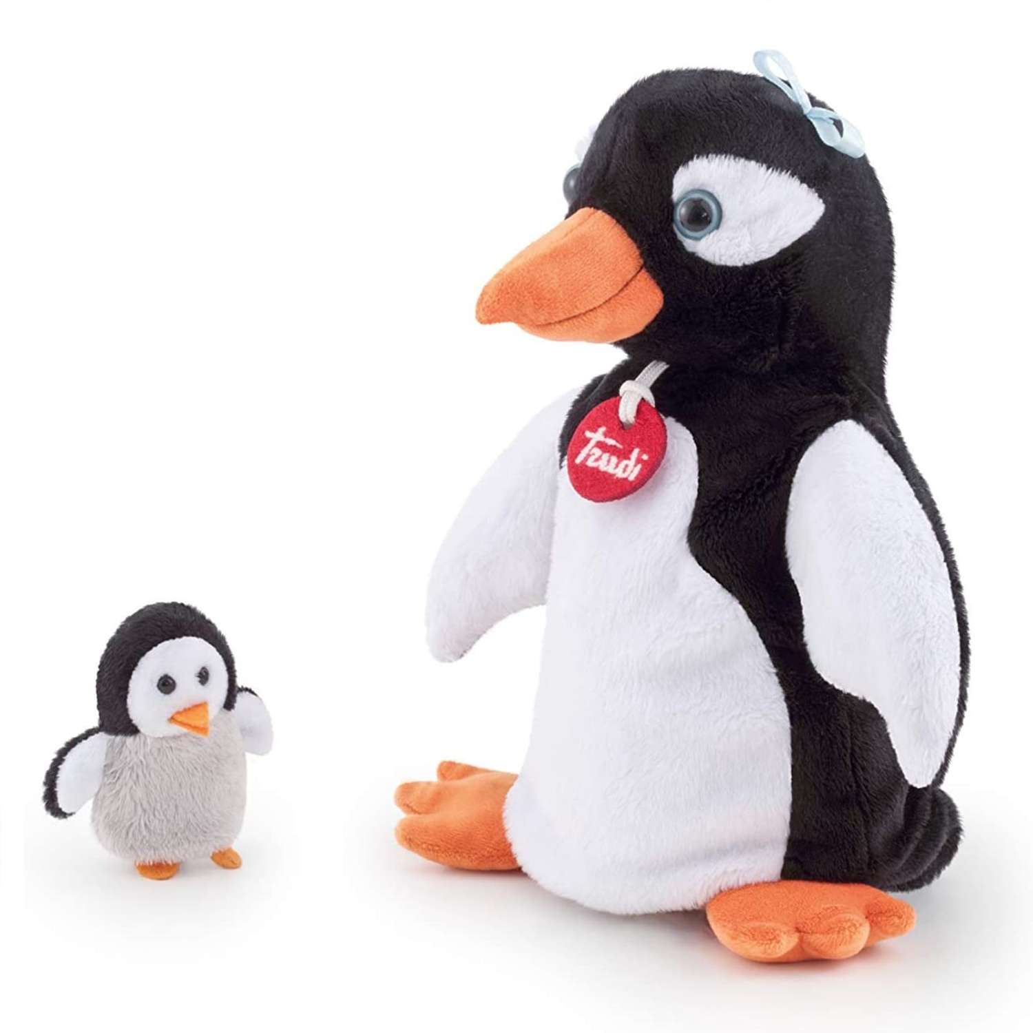Игрушка на руку TRUDI Пингвин с пингвиненком - фото 1
