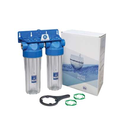 Сборка корпусов AQUAFILTER для холодной воды 10SL FHPRCL34-B-TWIN 474