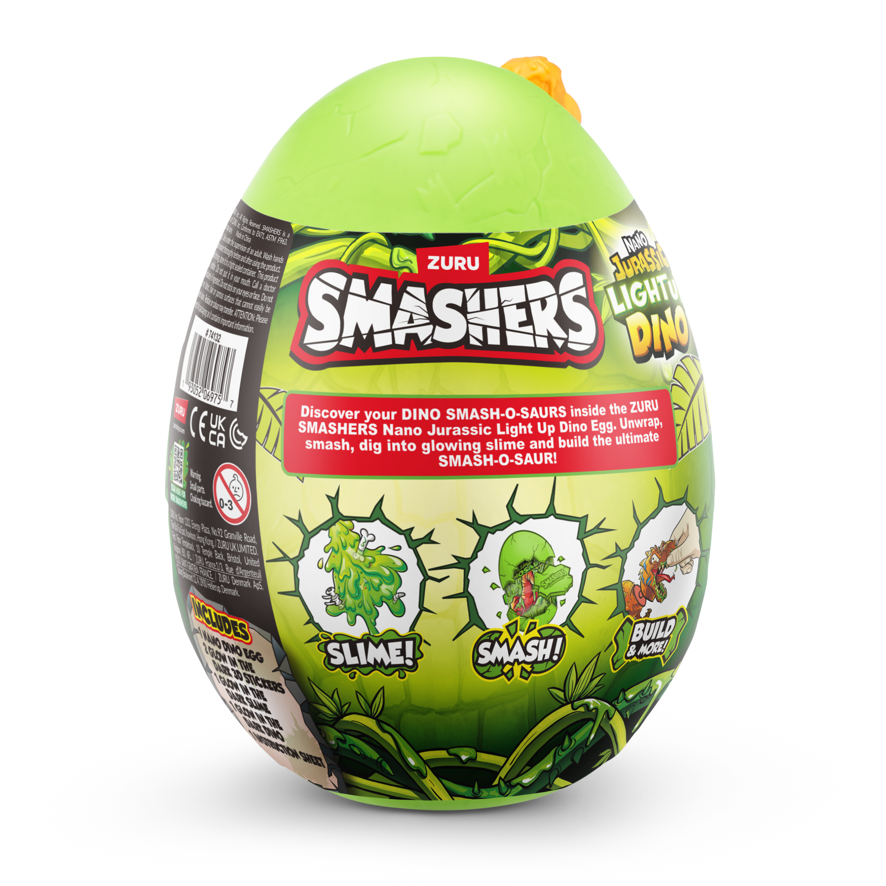 Набор игровой Smashers Jurassic Series 1 Nano Egg 74132TQ1 74132TQ1 - фото 15