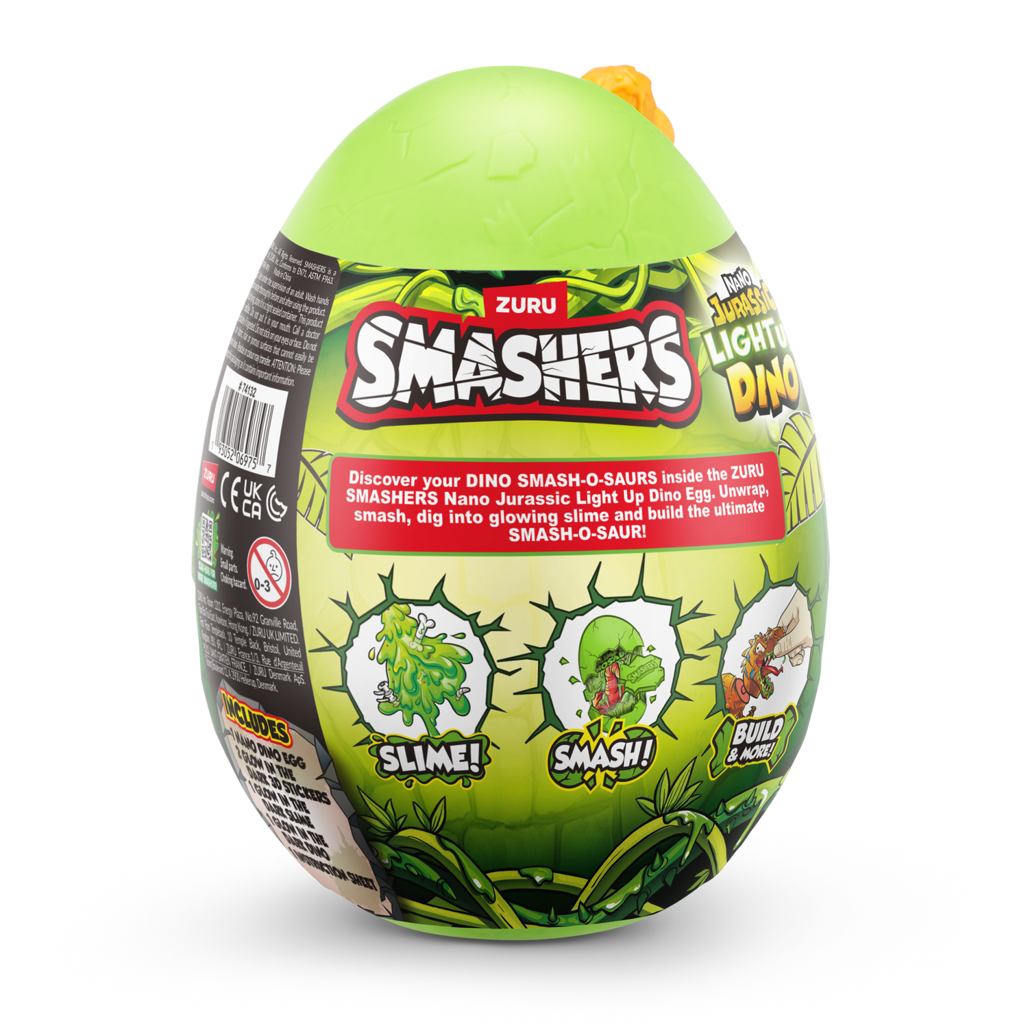 Набор игровой Smashers Jurassic Series 1 Nano Egg 74132TQ1 74132TQ1 - фото 15