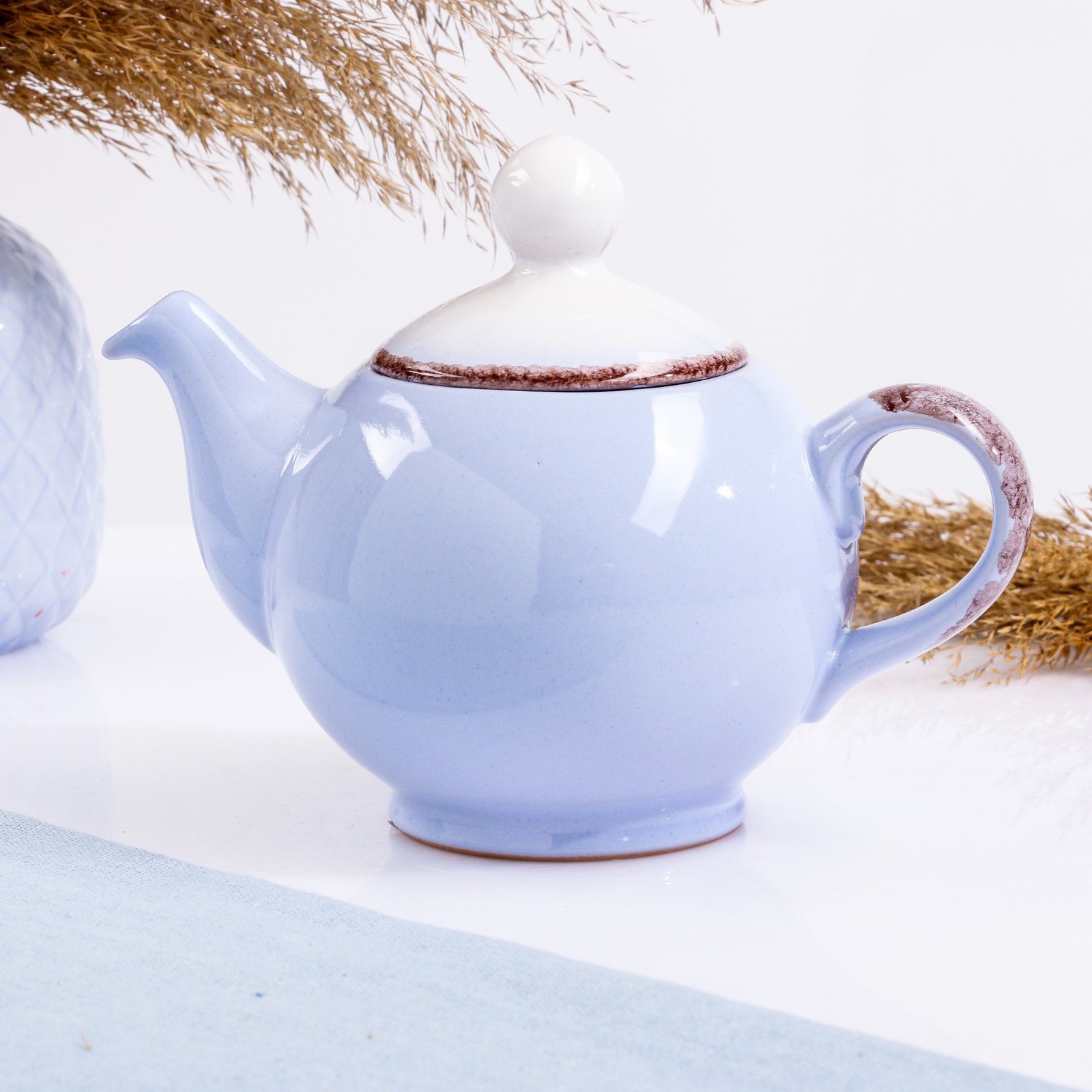 Заварочный чайник Sima-Land голубой 0.5л - фото 2