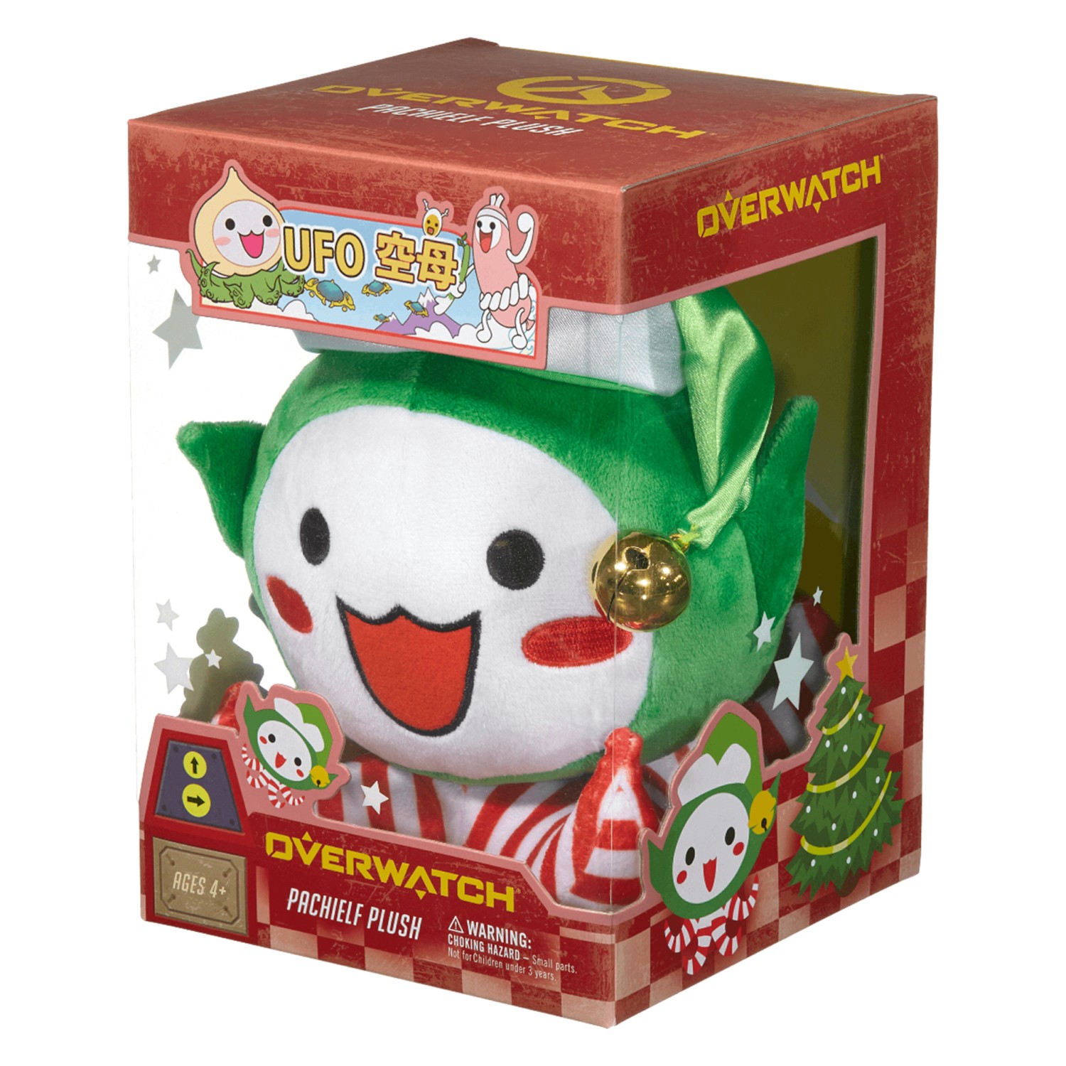 Мягкая игрушка Blizzard Overwatch Pachimari Christmas Pachi Elf B63063 - фото 2