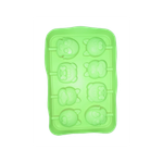 Форма для конфет Keyprods на палочке Собаки 8 ячеек силиконовая Зеленый