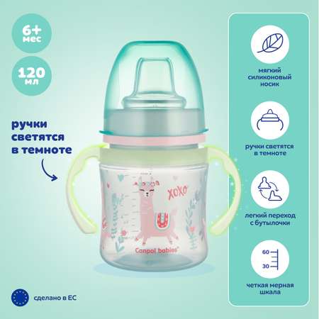 Поильник Canpol Babies Sweet fun 120мл Зеленый 35/207_gre