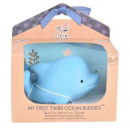 Игрушка из каучука Tikiri Дельфин в подарочной упаковке