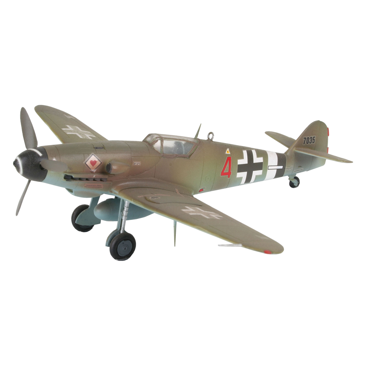 Сборная модель Revell Немецкий истребитель Messerschmitt Bf 109 G-10 04160 - фото 1