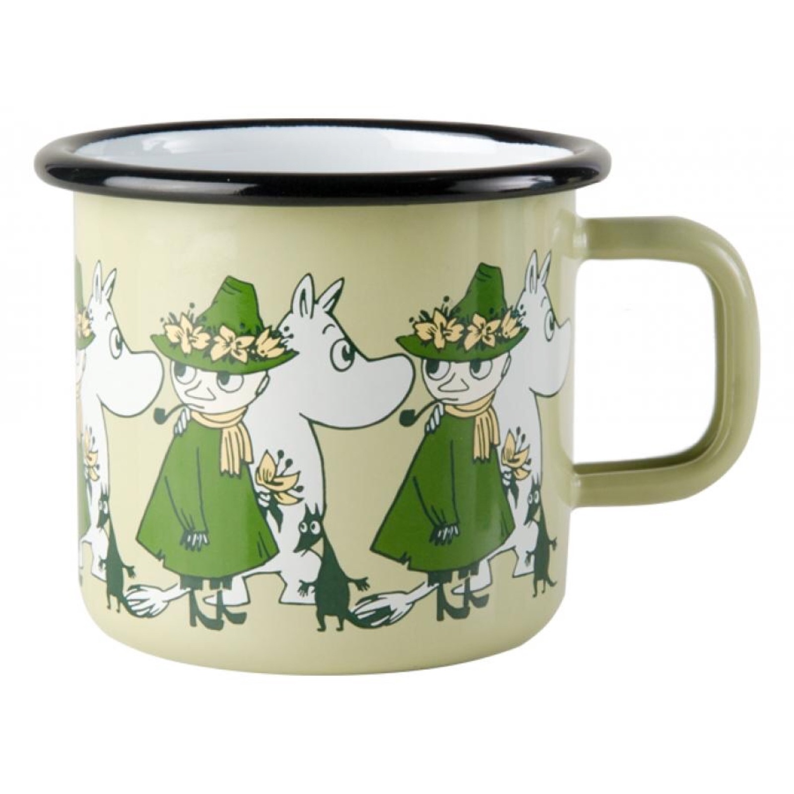 Кружка Muurla эмалированная Moomin Friends Муми-Тролль и Снусмумрик - фото 1