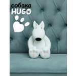 Мягкая игрушка Мягкие игрушки БелайТойс Плюшевая собака Hugo породы бультерьер белый 35 см