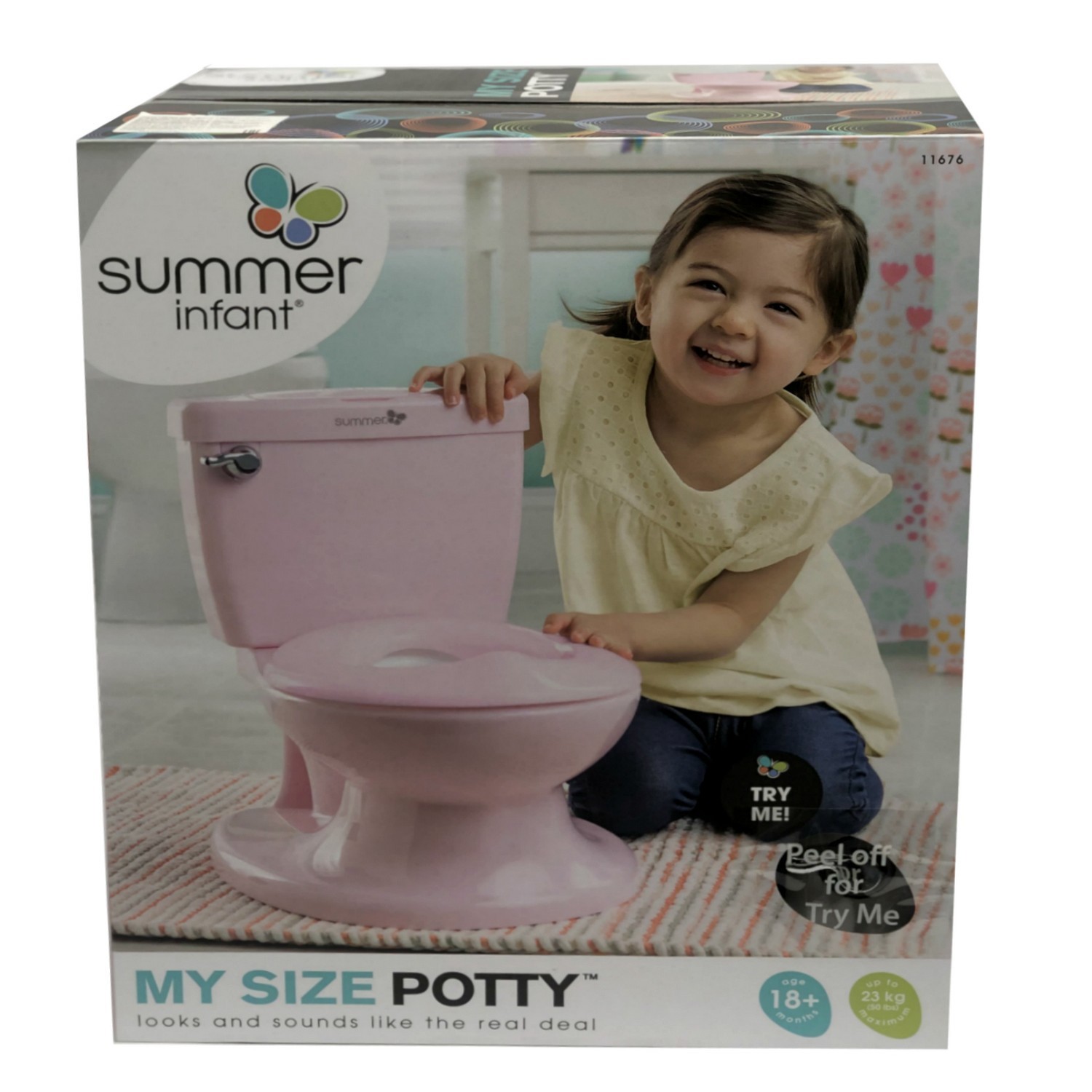 Горшок детский Summer Infant My Size Potty Розовый купить по цене 3559 ₽ в  интернет-магазине Детский мир