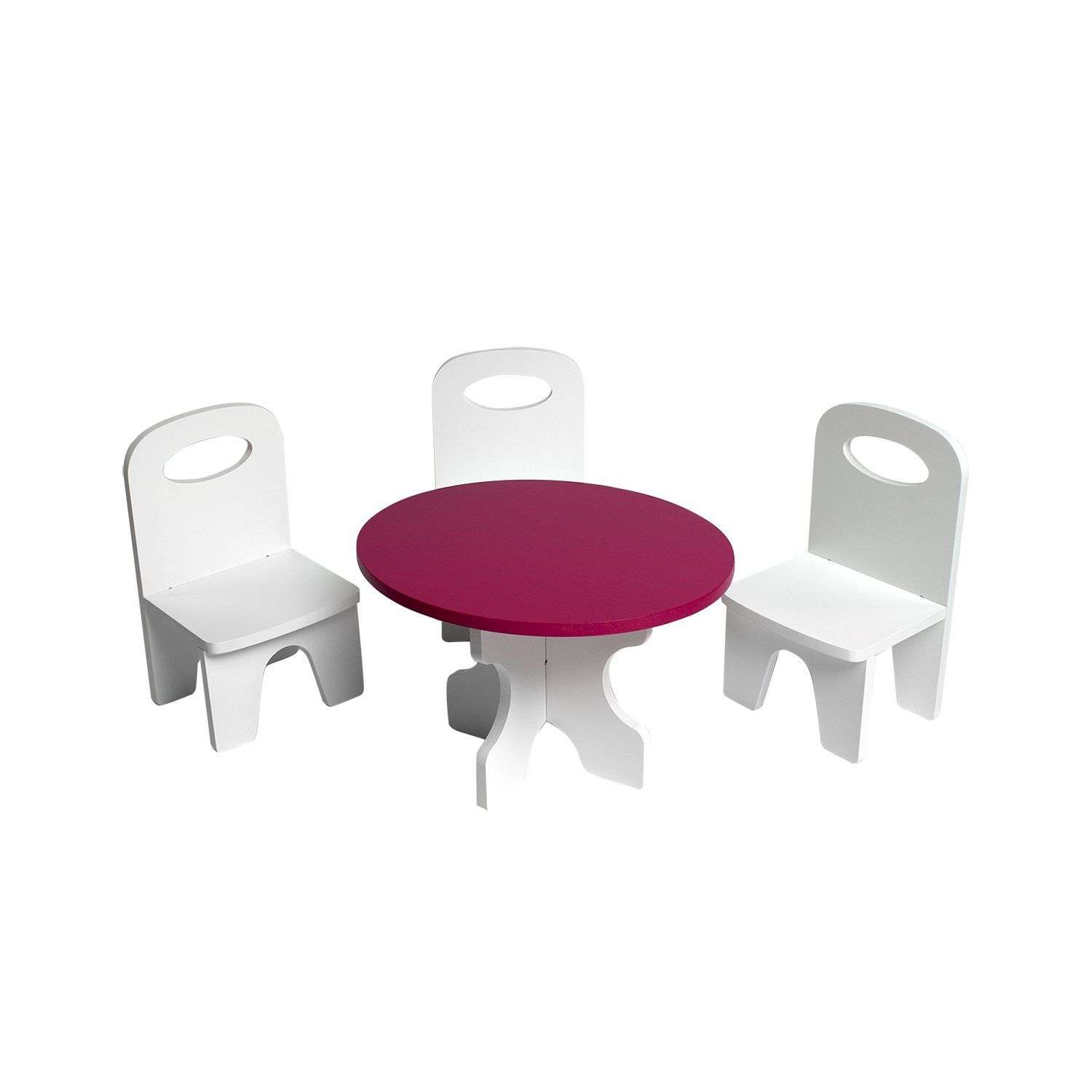 Мебель для кукол Paremo Классика набор 4предмета Белый-ягодный PFD120-39 PFD120-39 - фото 1