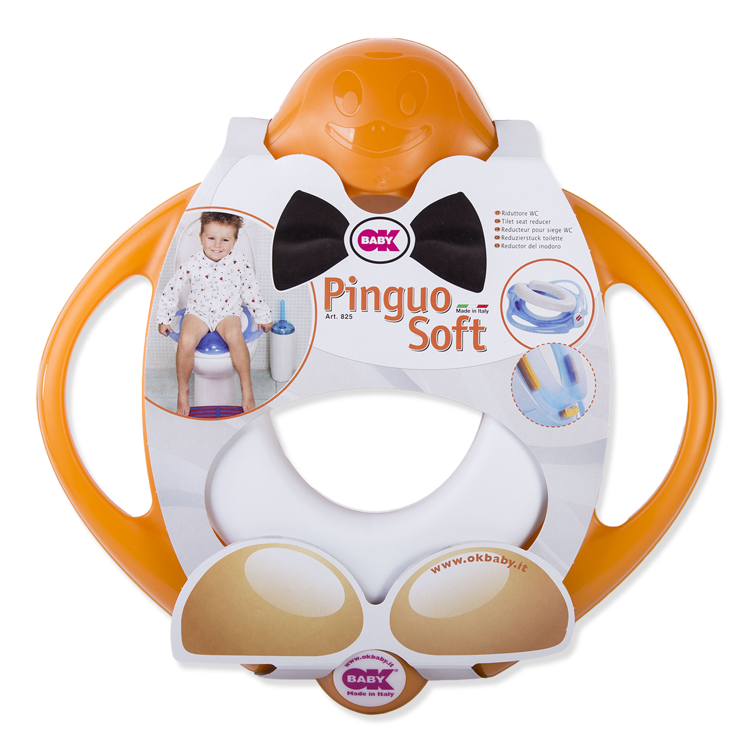 Сиденье на унитаз OK BABY PINGUO SOFT цв.45 - фото 3