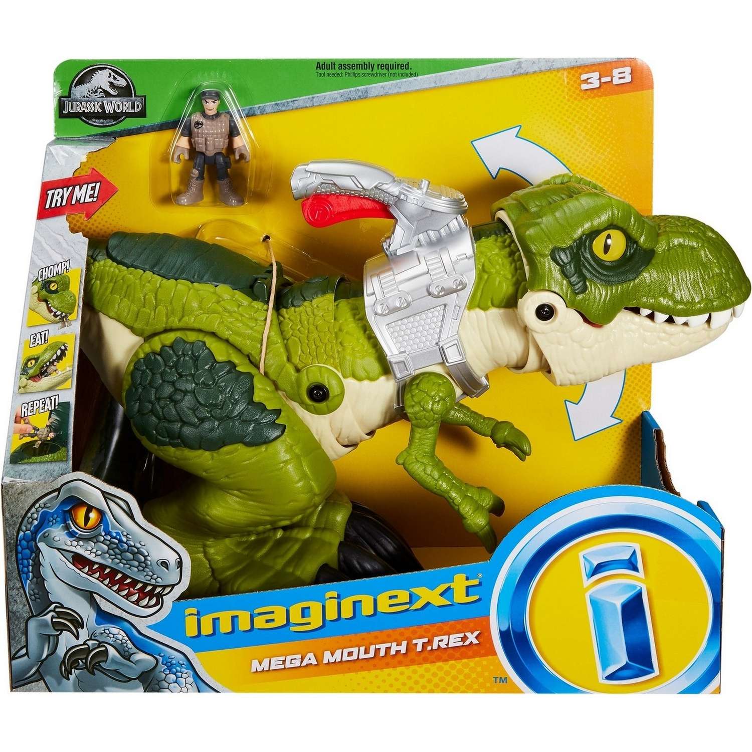 Фигурка IMAGINEXT Большой динозавр Ти-Рекс GBN14 - фото 2