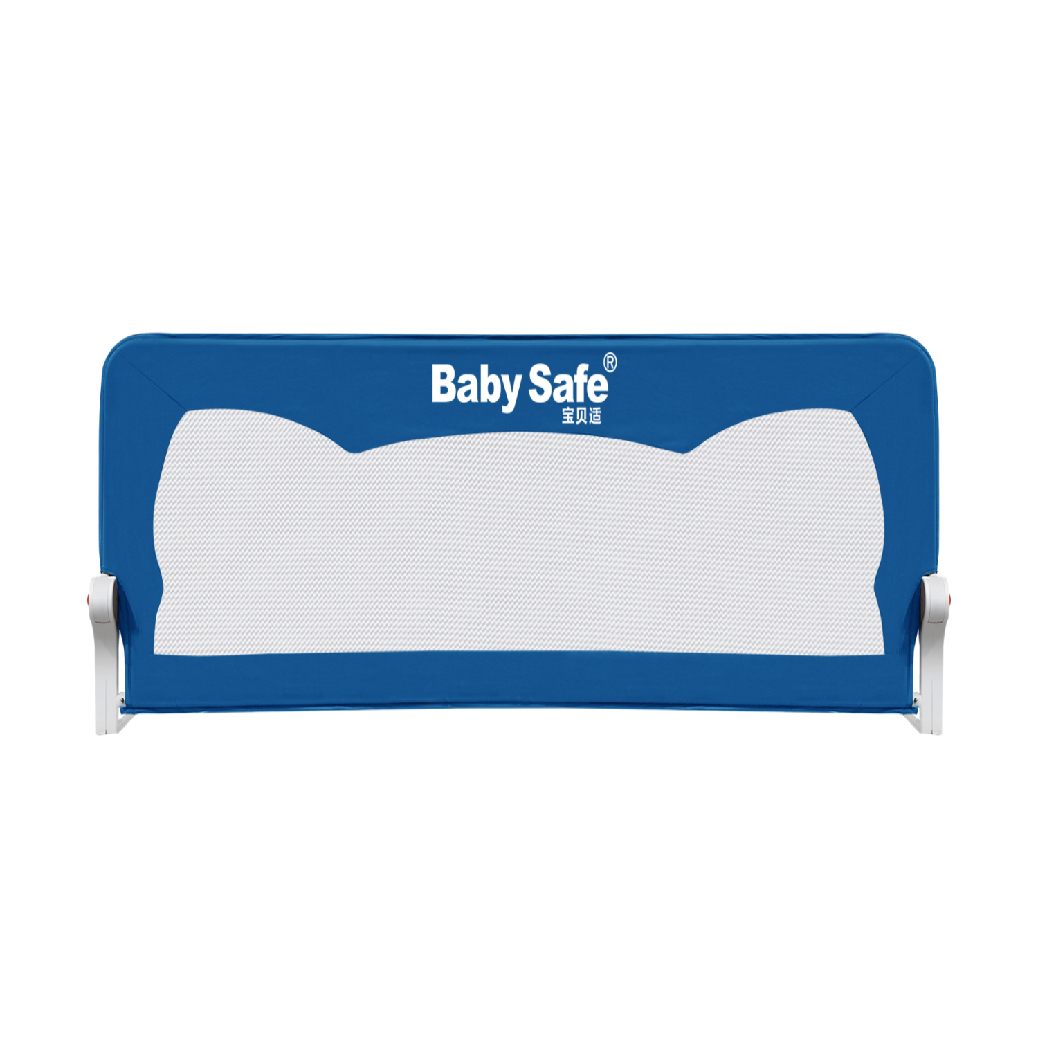 барьер защитный для кровати Baby Safe Ушки 150х66 синий - фото 2