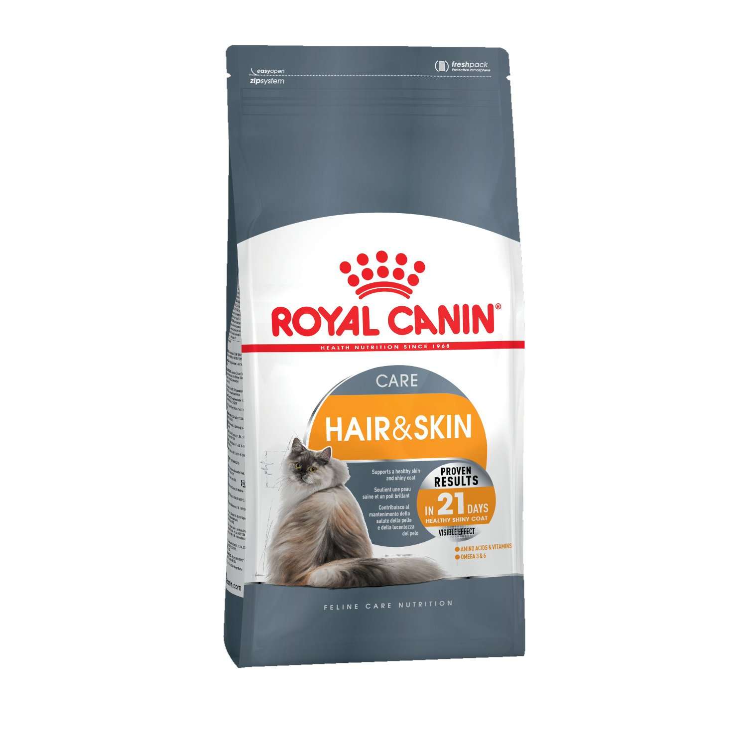 Корм для кошек ROYAL CANIN Hair/Skin Care для поддержания здоровья кожи и шерсти 400г - фото 2