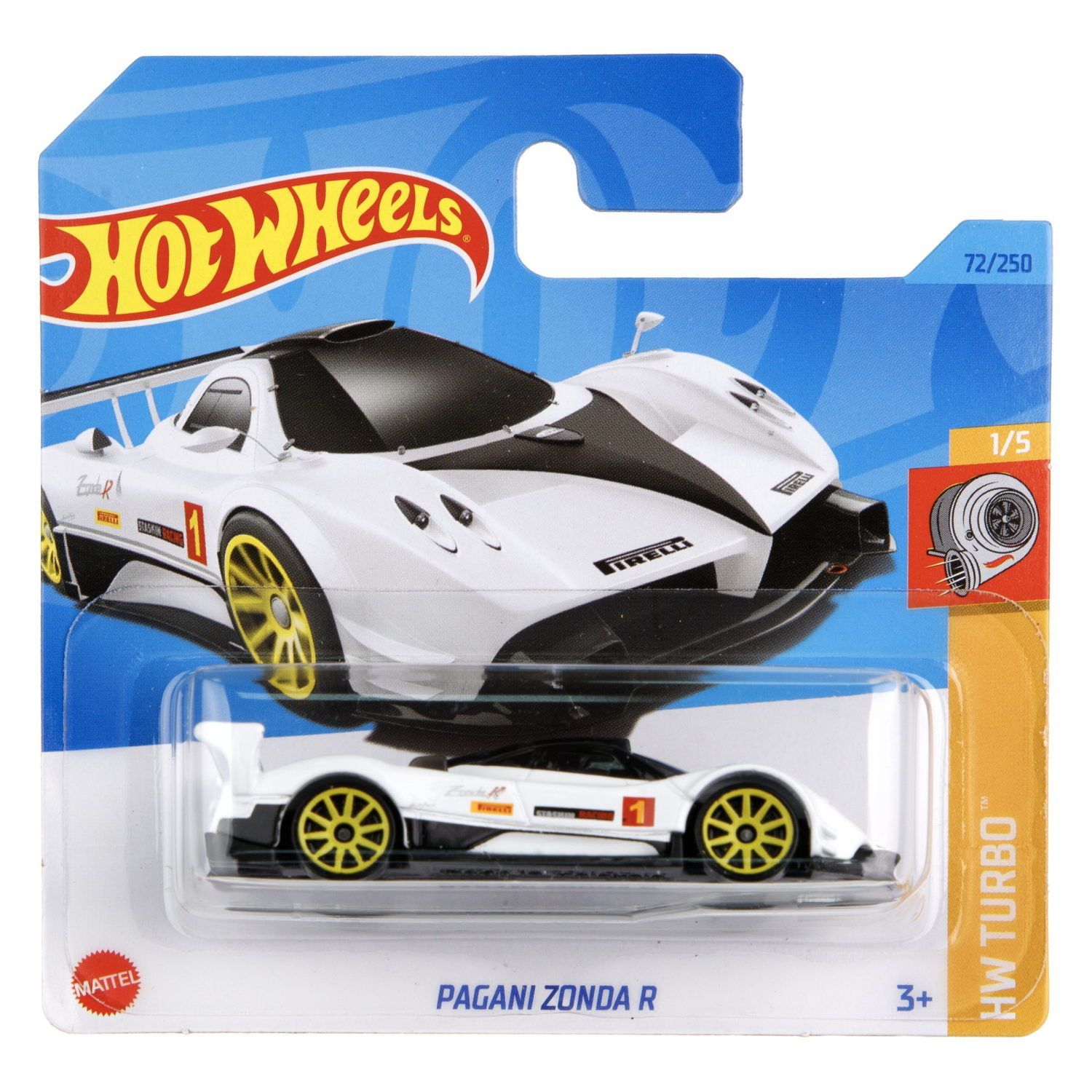 Автомобиль Hot Wheels Pagani 1:64 инерционный 62872 - фото 2