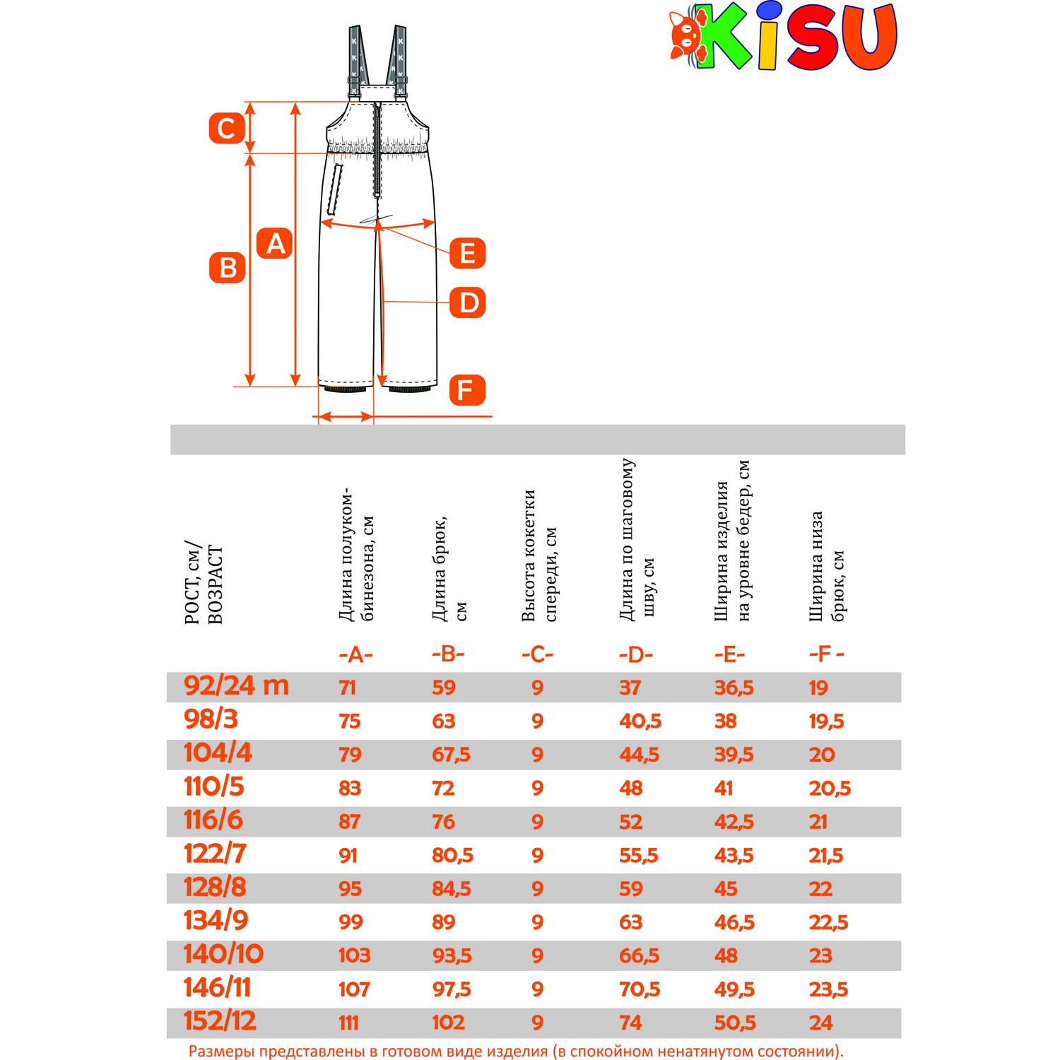 Полукомбинезон Kisu W20-30701J/706 - фото 6