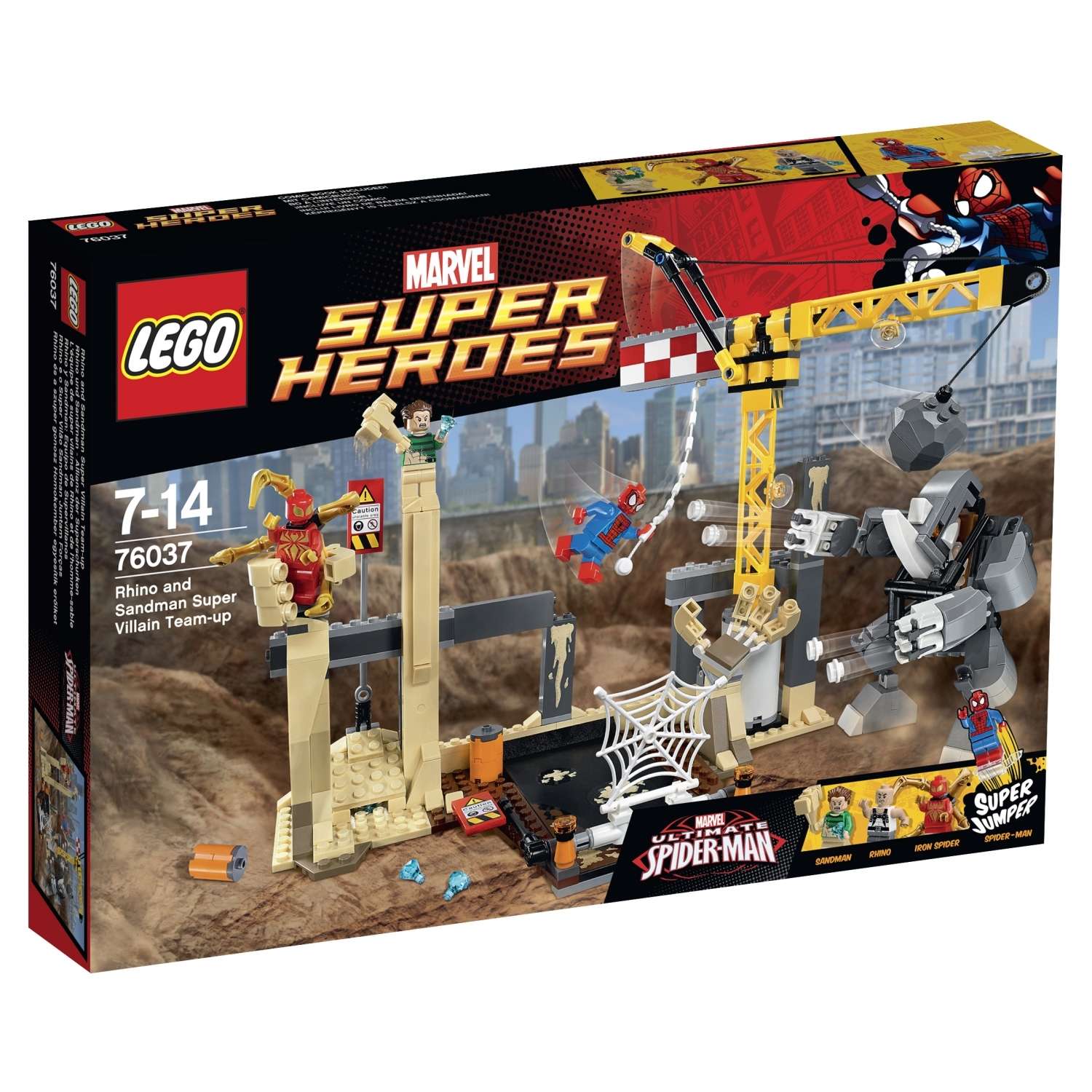 Конструктор LEGO Super Heroes Носорог и Песочный человек против Супергероев (76037) - фото 2