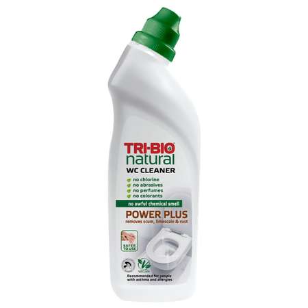 Жидкость TRI-BIO Для ванных комнат и туалетов POWER PLUS (для унитазов - очиститель ржавчины) 710 мл