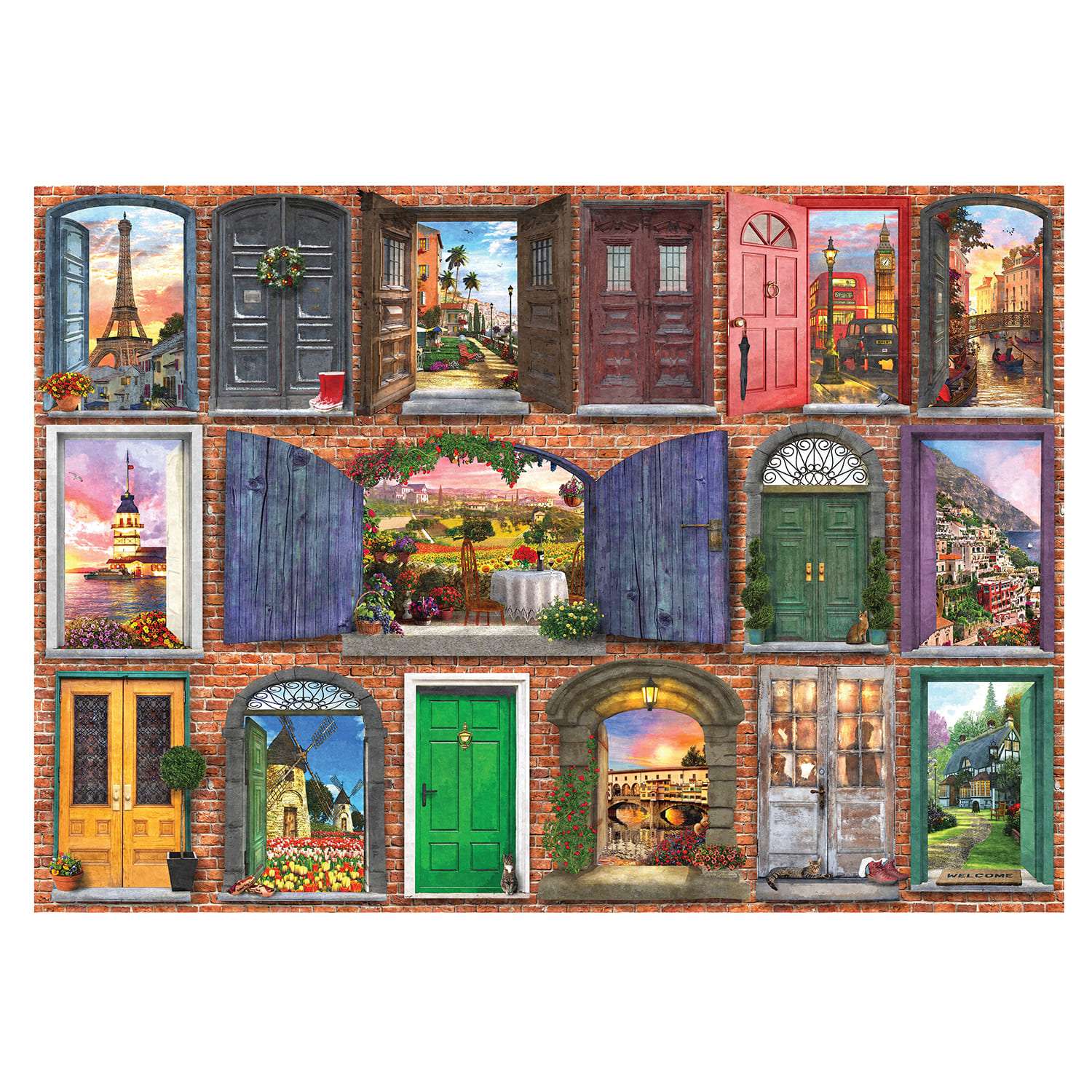 Пазл 1000 деталей ART PUZZLE Двери Европы - фото 2
