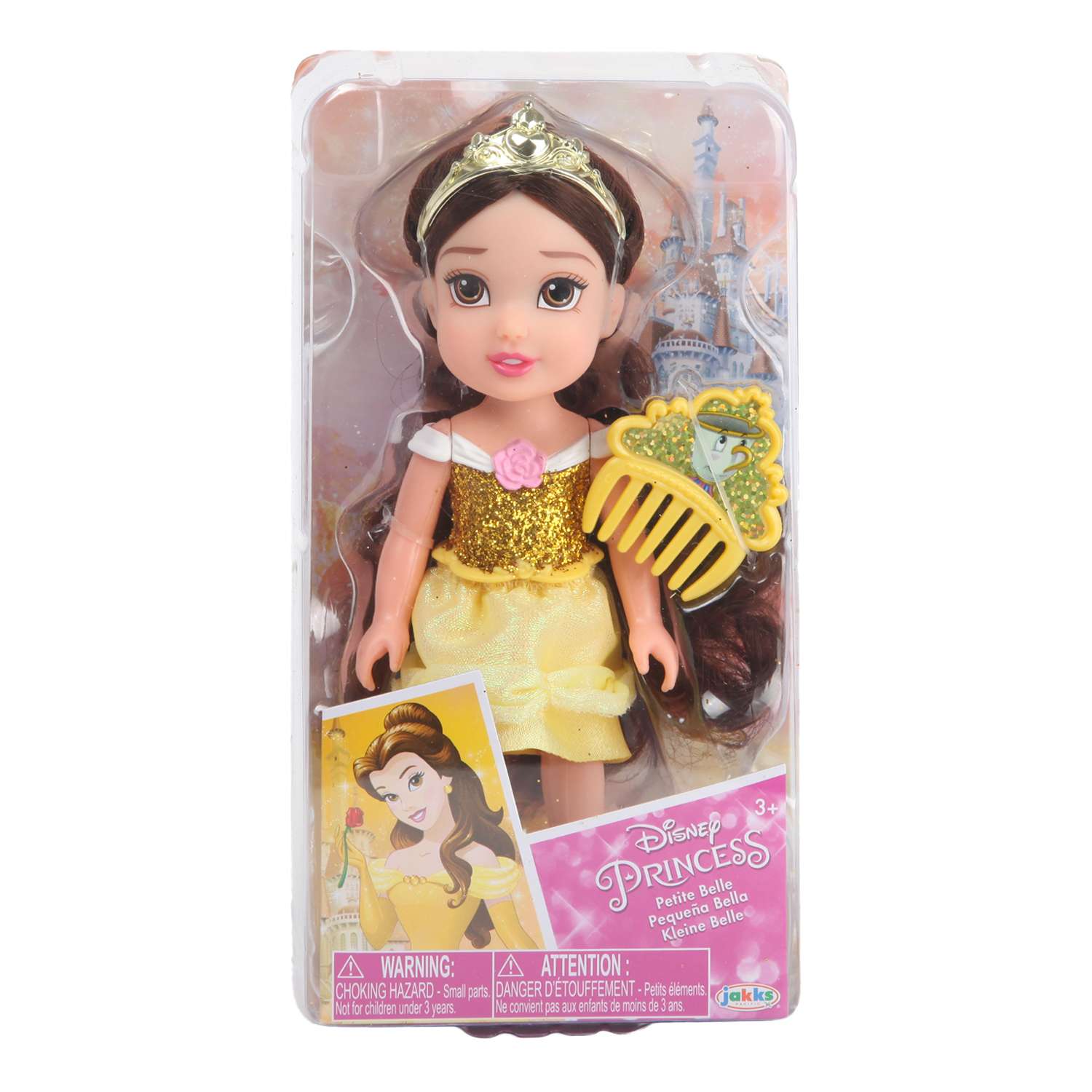 Кукла Disney Princess Jakks Pacific Белль с расческой 206074 206074 - фото 2