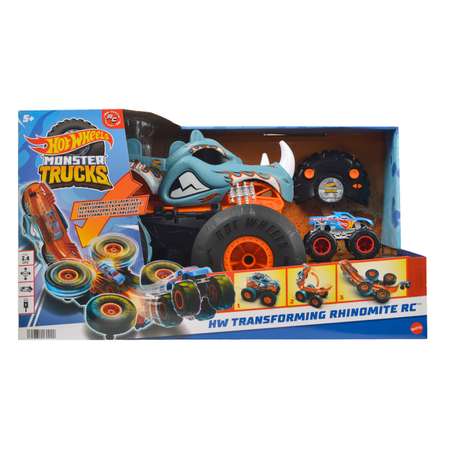 Набор Hot Wheels Р/У Monster Trucks Rhinomite 2в1 HPK27