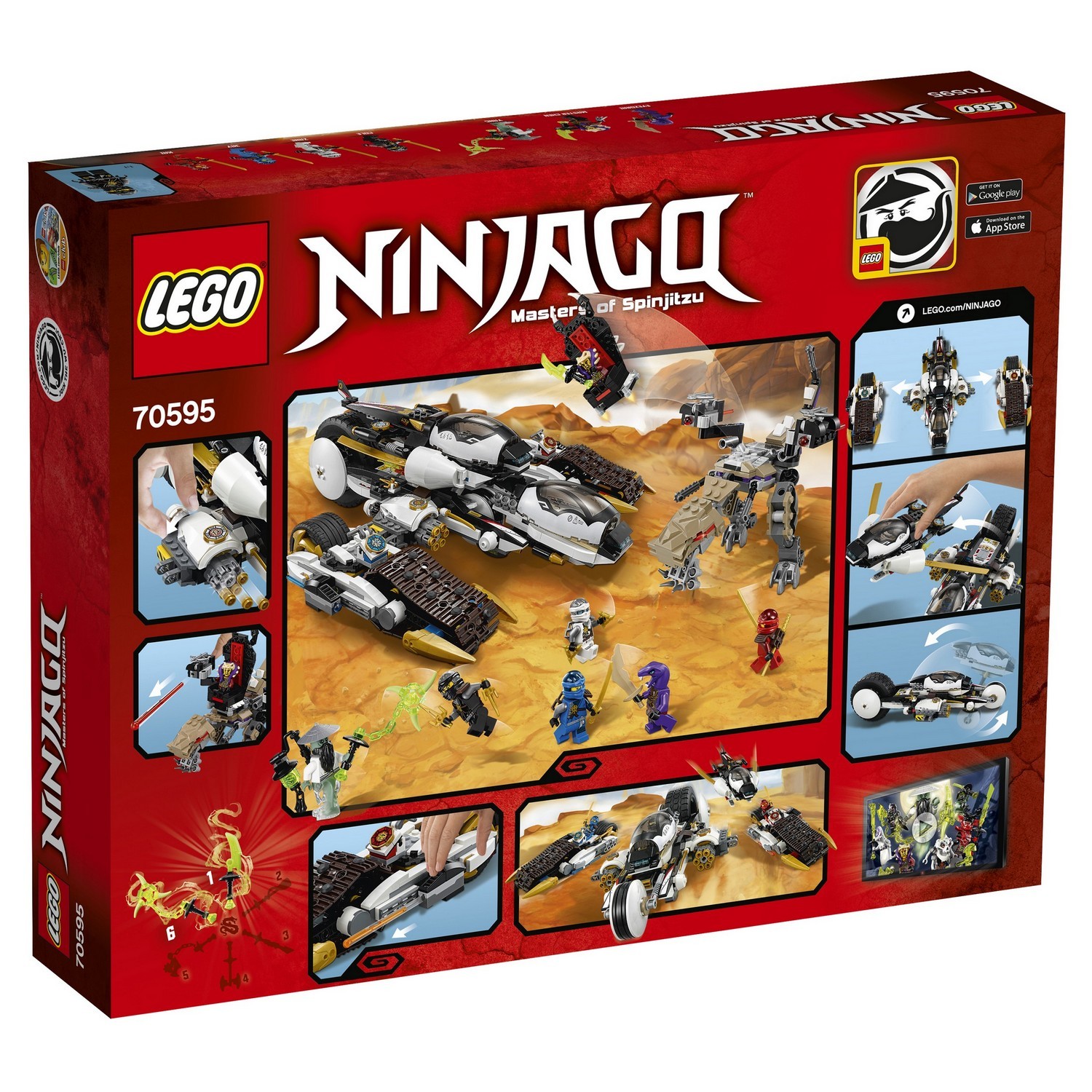 Конструктор LEGO Ninjago Внедорожник с суперсистемой маскировки (70595) - фото 3