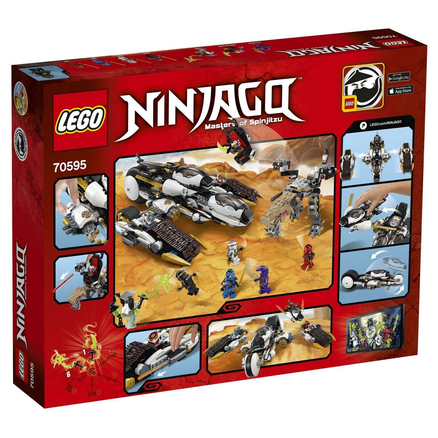 Конструктор LEGO Ninjago Внедорожник с суперсистемой маскировки (70595) - фото 3