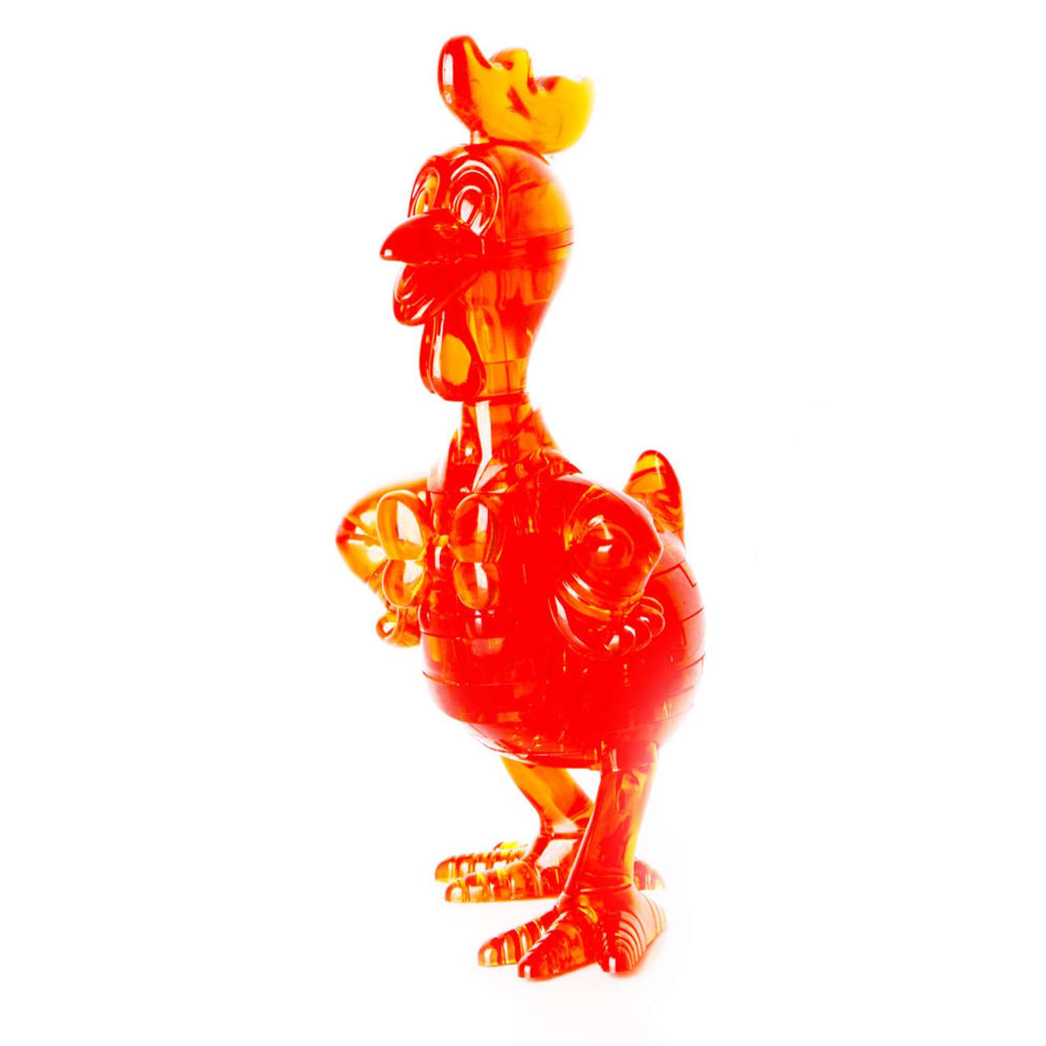 3D Пазл Hobby Day Магический кристалл Петушок оранжевый - фото 2