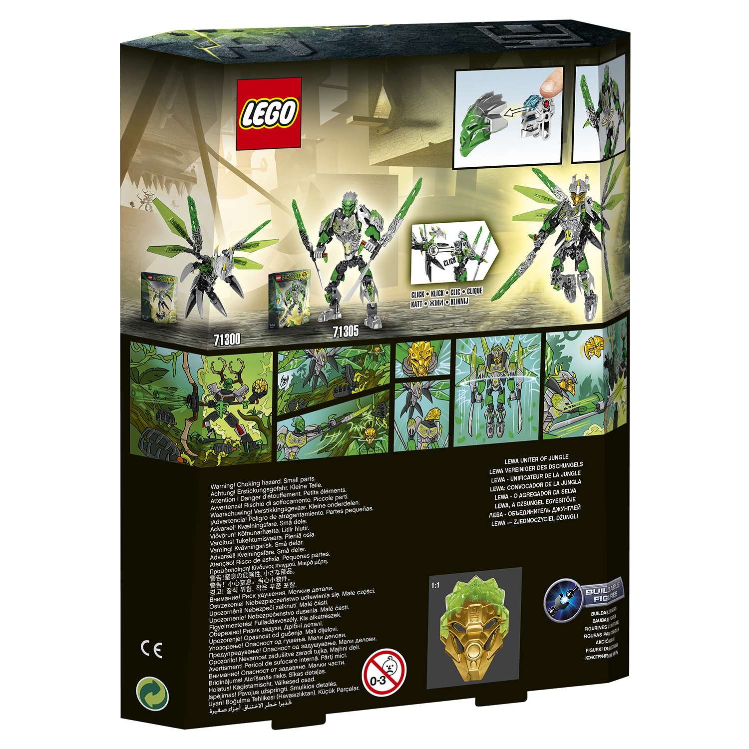 Конструктор LEGO Bionicle Лева - Объединитель Джунглей (71305) - фото 3