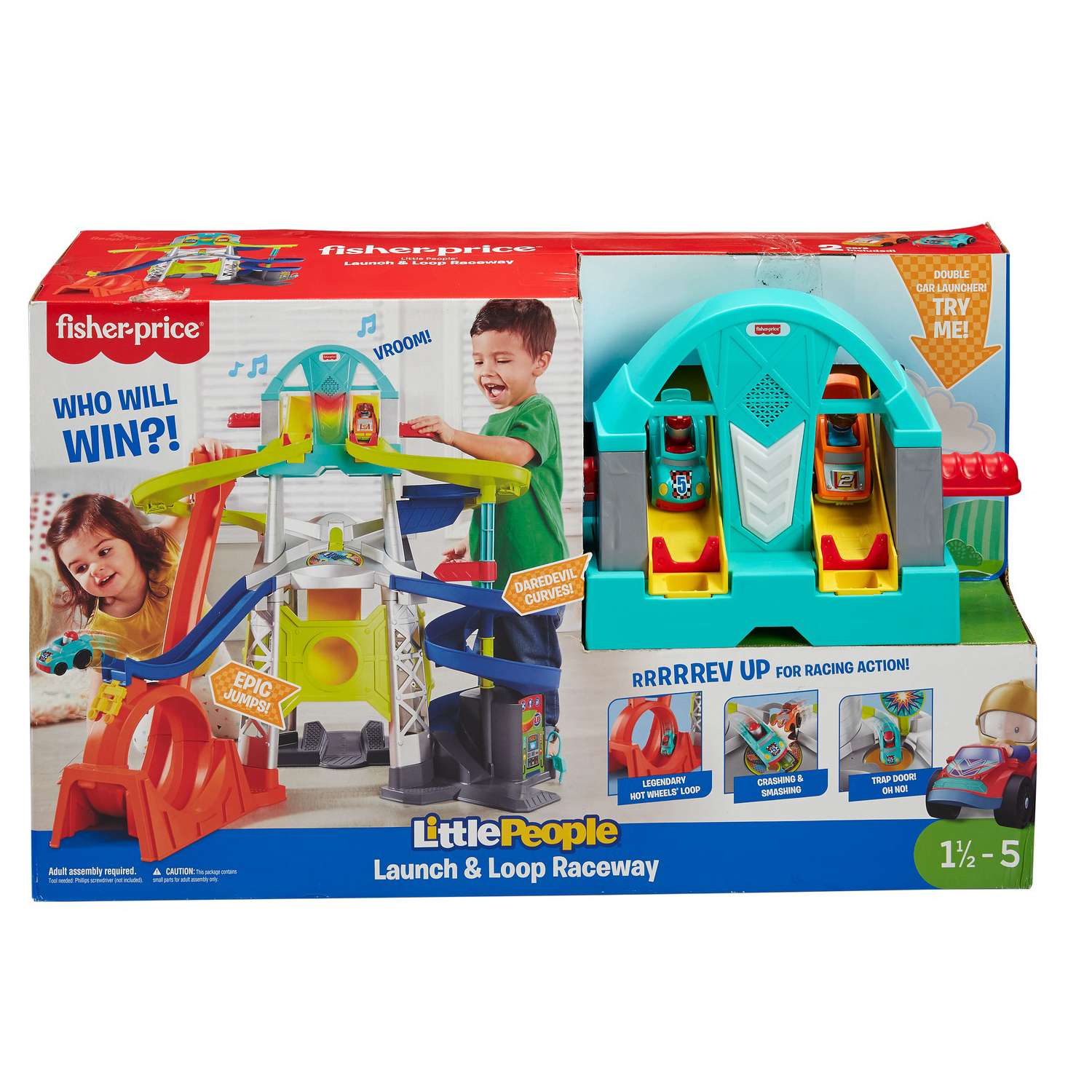 Набор игровой Fisher Price Little People Запуск и винтовая трасса GMJ12 - фото 2