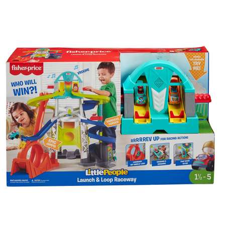 Набор игровой Fisher Price Little People Запуск и винтовая трасса GMJ12