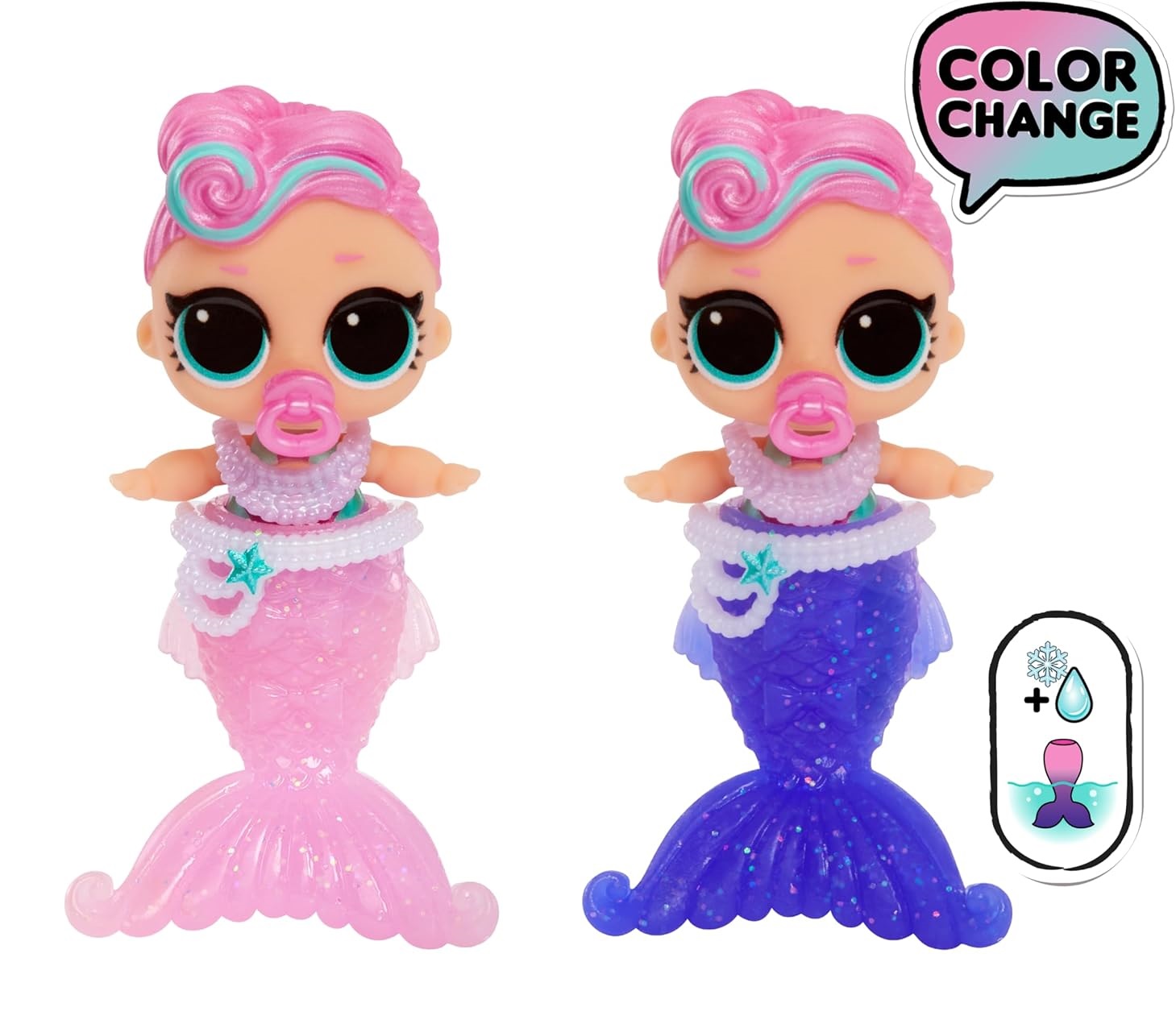 Игрушка L.O.L. Surprise! Mermaids! Baby Sisters в непрозрачной упаковке Сюрприз 515760 - фото 6