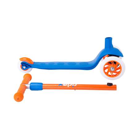 Самокат RIDEX трехколесный 3 wheels scooter Hero 120/80 blue/orange