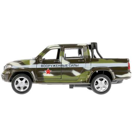 Машина Технопарк UAZ Pickup Военный инерционная 259367