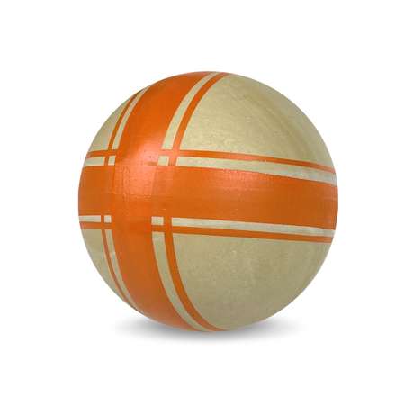 Мяч ЧАПАЕВ Крестики нолики эко оранжевый 7см 44288