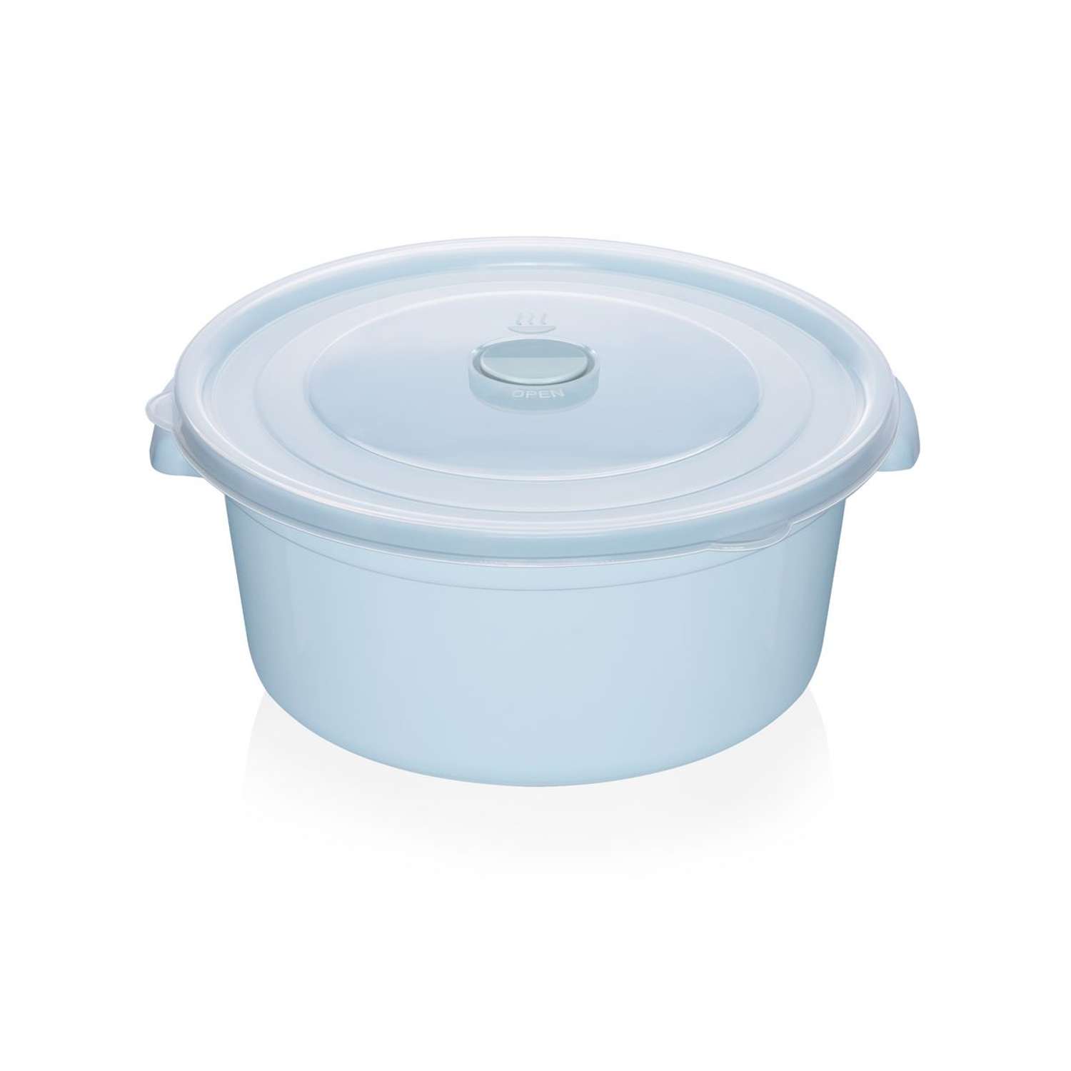 Емкость elfplast Контейнер для хранения еды для микроволновой печи 1.8 л 20.8х20х97 см светло-голубой - фото 3