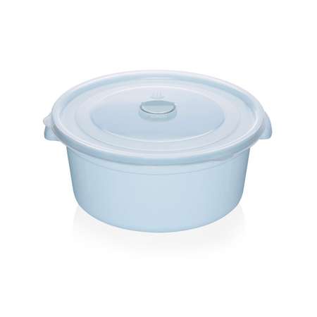 Емкость elfplast Контейнер для хранения еды для микроволновой печи 1.8 л 20.8х20х97 см светло-голубой