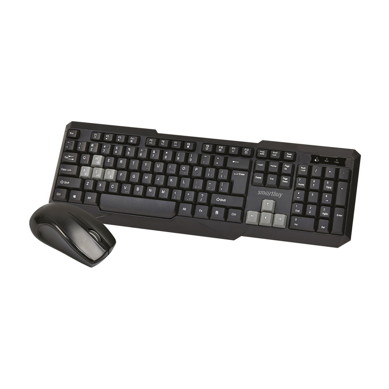 Комплект клавиатура + мышь Smartbuy SBC-230346AG черный/зеленый - фото 2