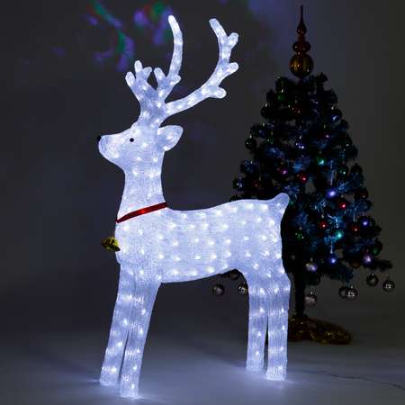 Фигура декоративная BABY STYLE Олень акрил LED с режимами 131 см
