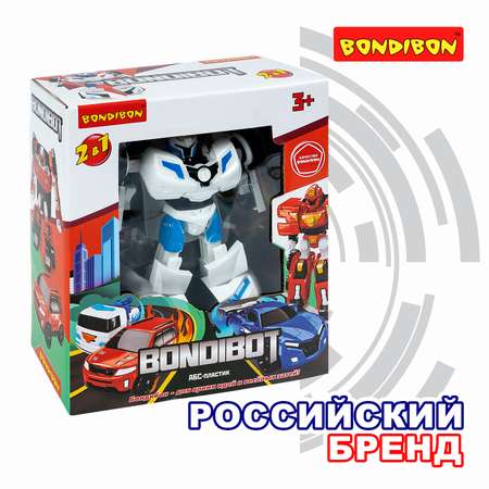 Фигурка Bondibon трансформер Робот Машина 2в1