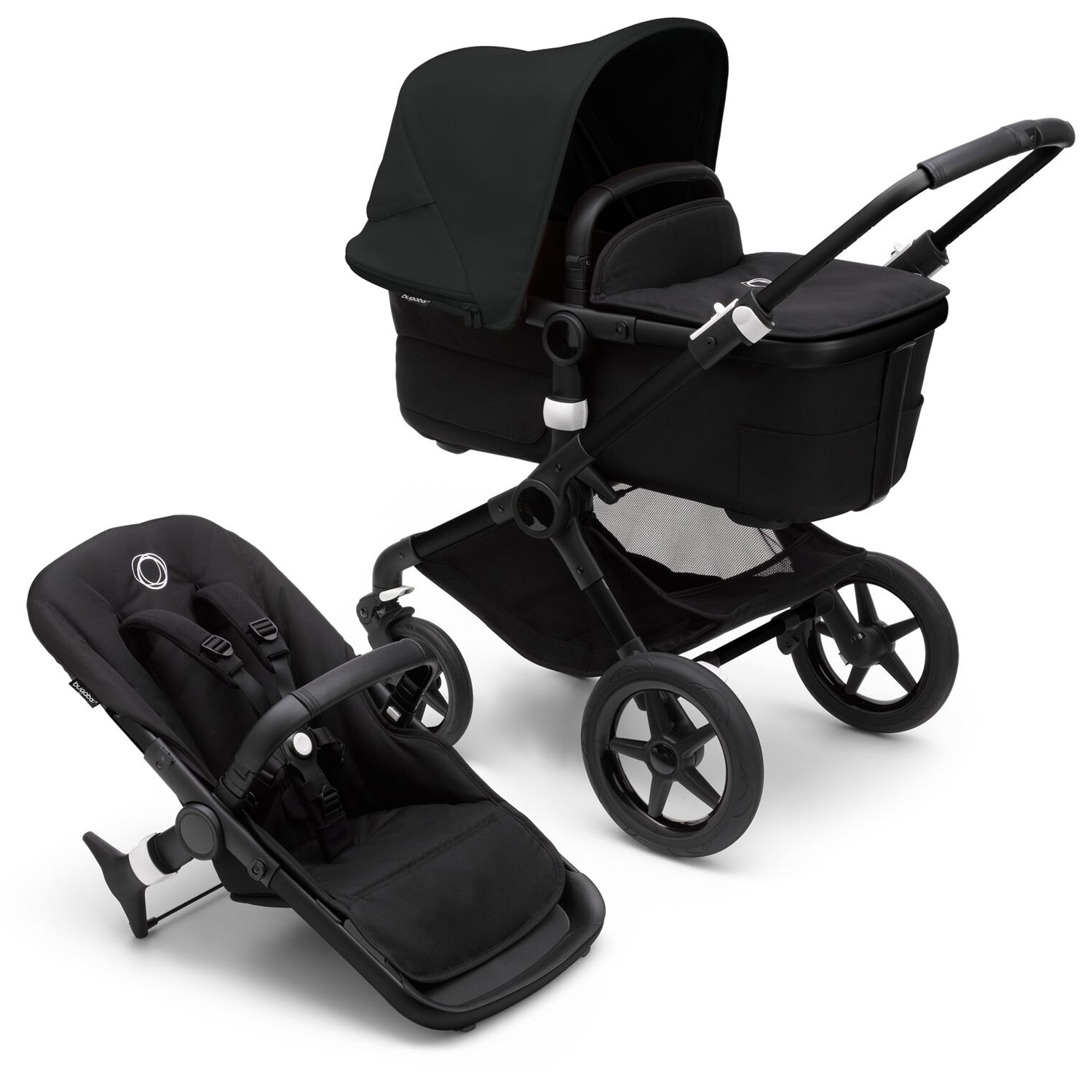 Коляска 2в1 Bugaboo Fox3 Complete Black Midnight Black-Midnight Black 2306010003 - фото 3