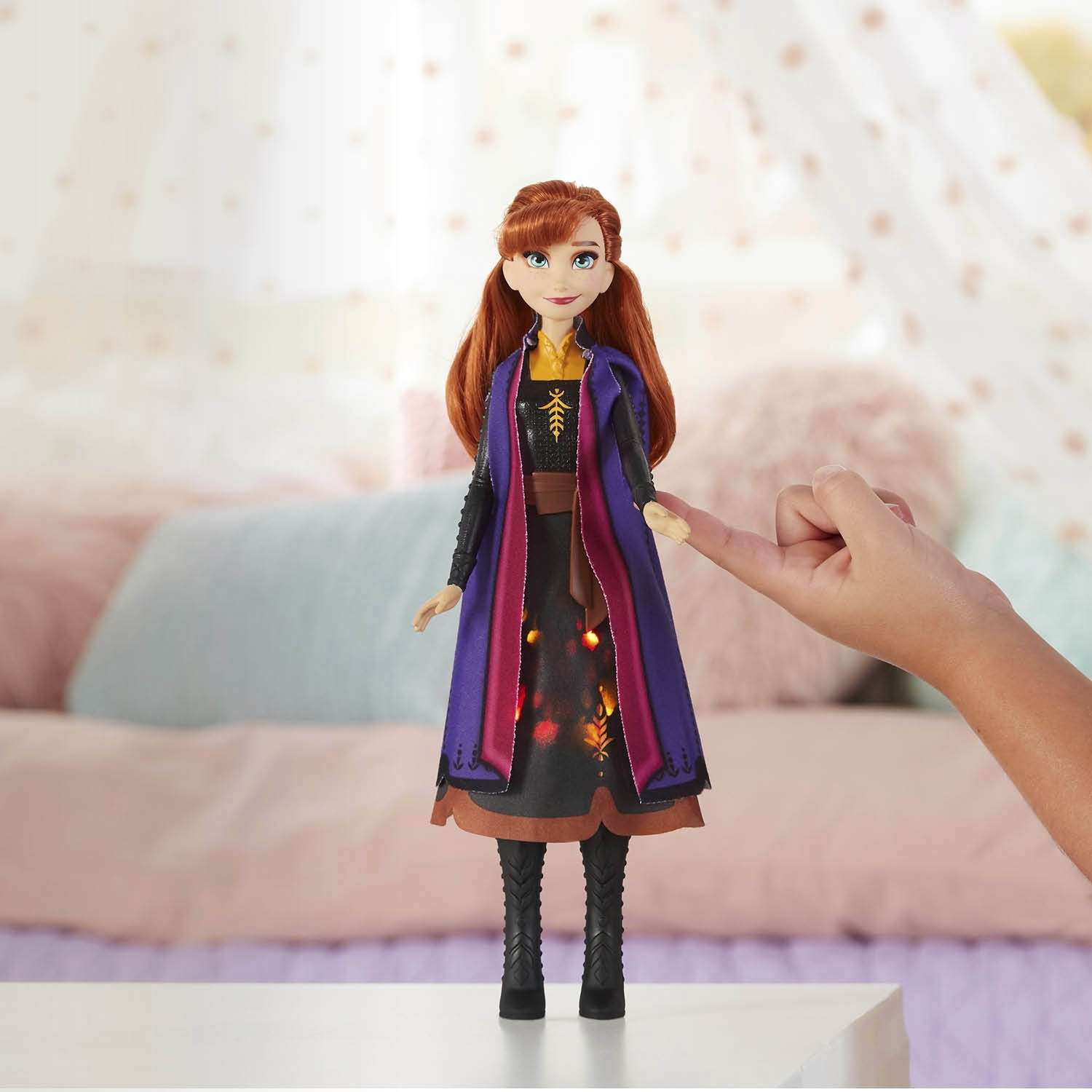 Кукла Disney Frozen Холодное Сердце 2 в сверкающем платье Анна E7001EU4 - фото 3