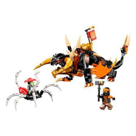 Конструктор детский LEGO Ninjago Земляной дракон ЭВО Коула