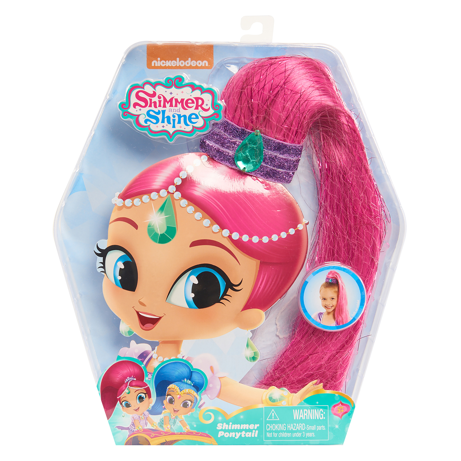 Накладные волосы Shimmer and Shine со сверкающими аксессуарами в  ассортименте купить по цене 99 ₽ в интернет-магазине Детский мир